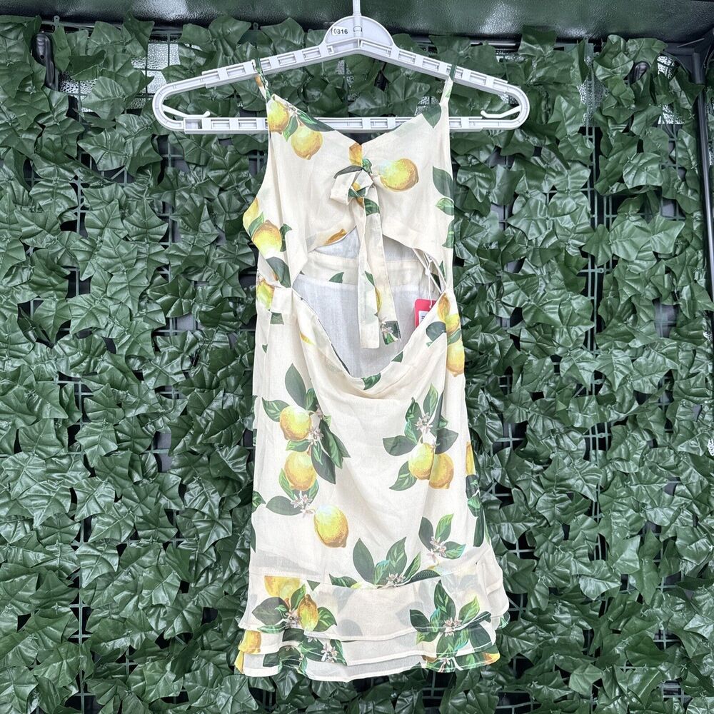 NWT Luxury Girls Size 8-9 Year Old Summer Spring Lemon Dress - Picture 2 of 8